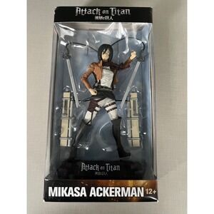 NIB MCFARLANE TOYS Attack‎ on Titan MIKASA ACKERMAN Anime Manga Action Figure